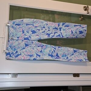 Lilly Pulitzer Kelly Pant Bay Blue Into The Deep